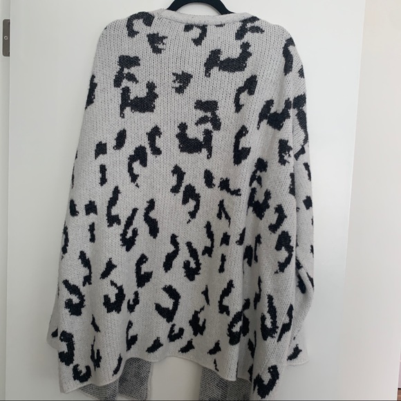 Primark White Leopard Cardigan Size XL - Picture 5 of 5
